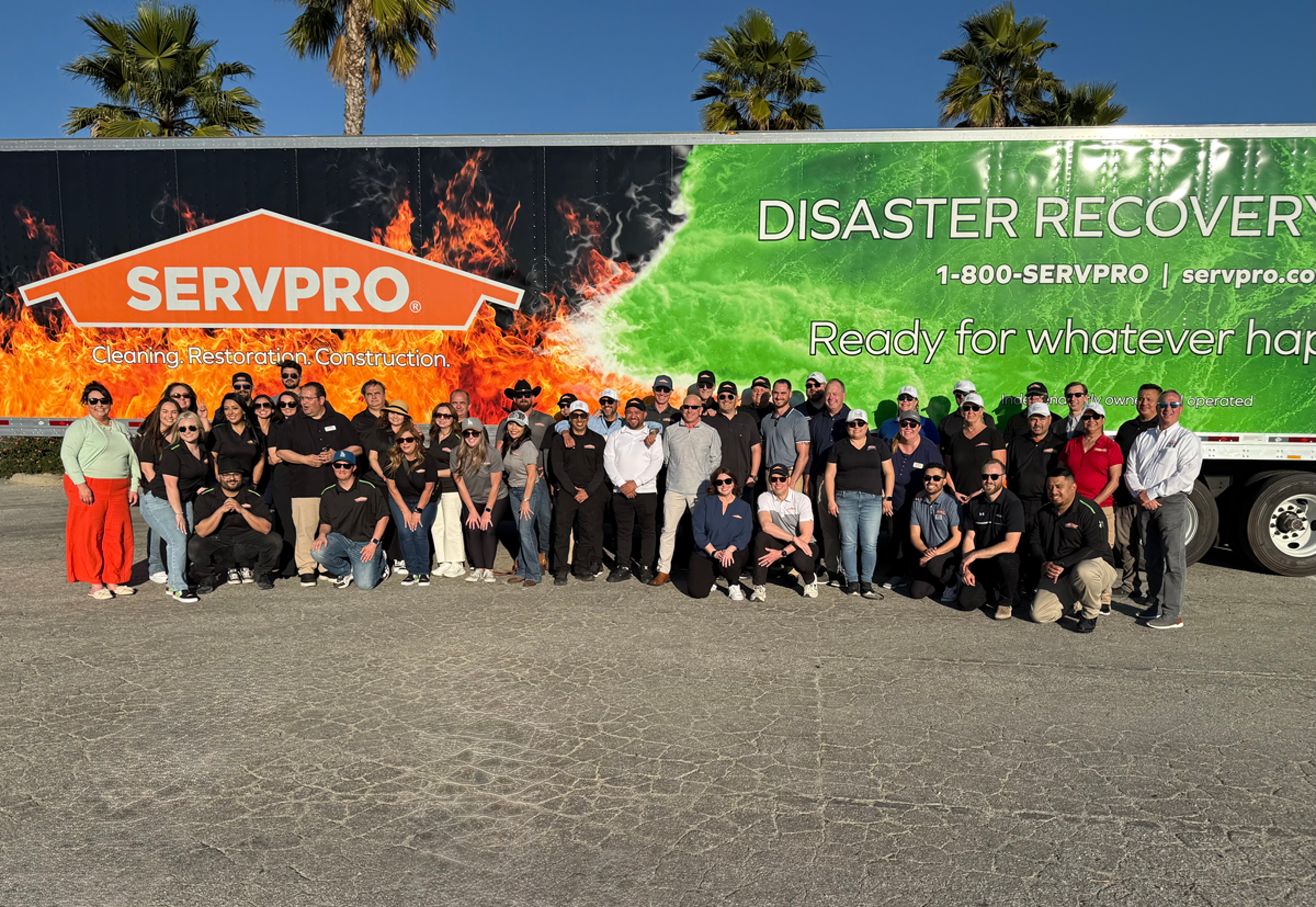 Several Southern California SERVPRO franchises pitched in to volunteer at the event, as well as providing thousands of dollars for first responder grants to families affected by the wildfires.