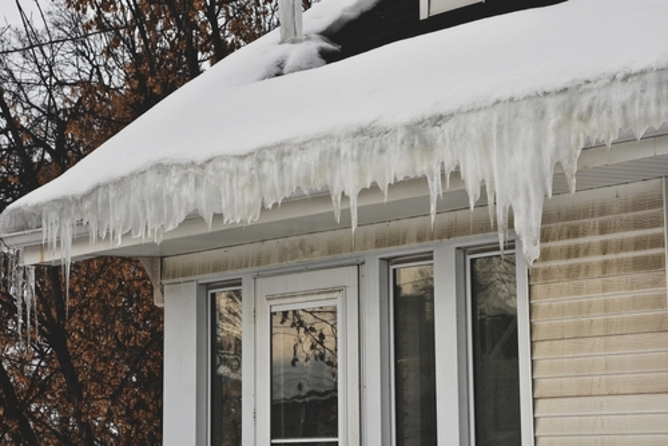 Icicles could be the first indication that an ice dam is forming on your roof 